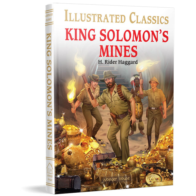 King Solomon's Mines : Illustrated Abridged Children Classics English Novel with Review Questions - Retail Maharaj