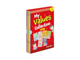 My Book of Values: Box Set 1 | A Set of 6 Exciting Story cum Activity Books | Illustrated Storybooks on Values and Good Behaviour | Honesty, Respect, Sharing, Caring for Animals, Friendship, Gratefulness | Ages 5 + - Retail Maharaj