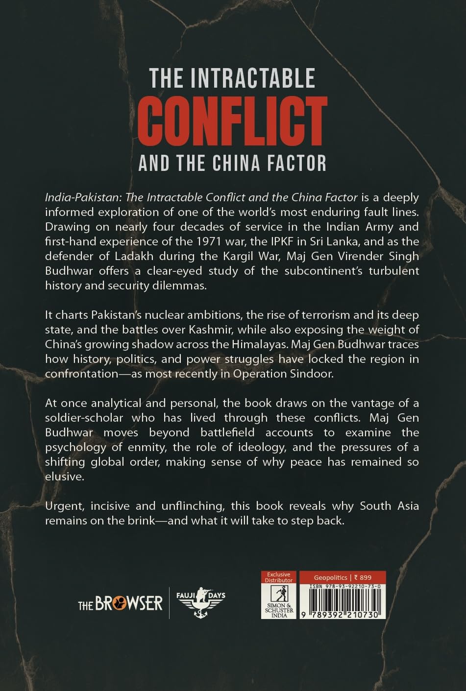 India-Pakistan: The Intractable Conflict and the China Factor - Retail Maharaj