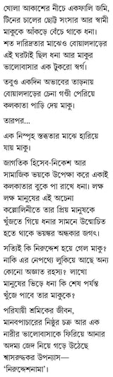 Niruddeshnama | Bengali Contemporary Adult Novel | Bangla Upanyas by Ranadip Nandy