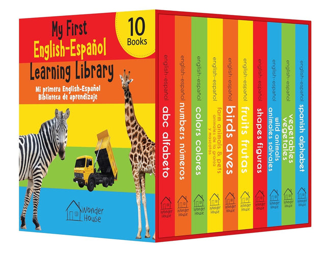 My First English - Español Learning Library (Mi Primea English - Español Learning Library) : Boxset of 10 English - Spanish Board Books - Retail Maharaj