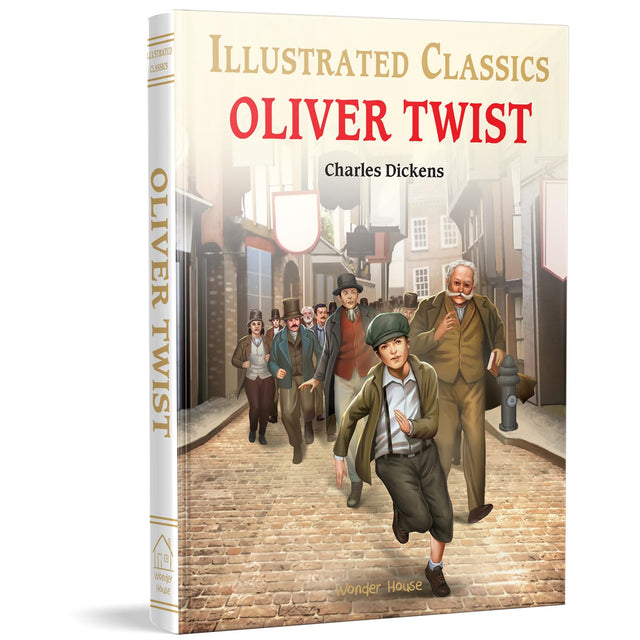 Oliver Twist : Illustrated Abridged Children Classics English Novel with Review Questions - Retail Maharaj