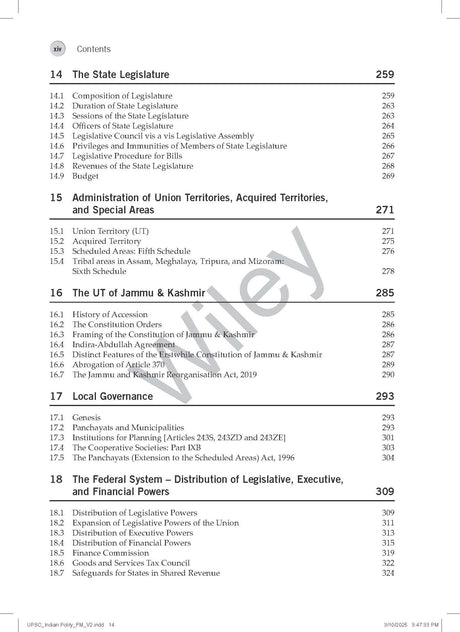 Indian Polity For UPSC Civil Services and State Services Examinations - Retail Maharaj