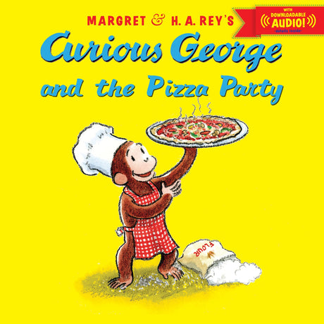 Curious George And The Pizza Party With Downloadable Audio - Retail Maharaj