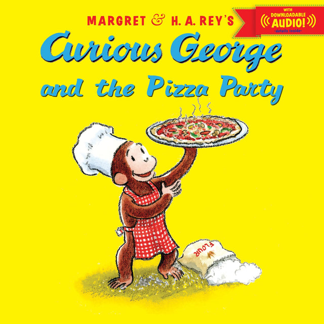 Curious George And The Pizza Party With Downloadable Audio - Retail Maharaj