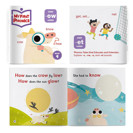 My First Phonics: Box Set of 10 books for Kids – Learn-to-Read Library| Sight Words, Rhyming Stories & CVC Word Practice | Early Reading Books for Toddlers, Preschool & Kindergarten (Age 2+) - Retail Maharaj