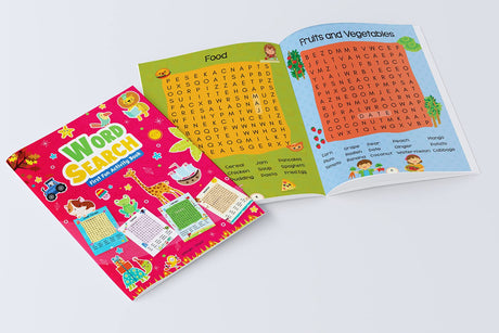 Word Search: First Fun Activity Book for Kids | Beginner Puzzles to Build Vocabulary | Ages 4–7 | 2+ Hours of Interactive Learning - Retail Maharaj
