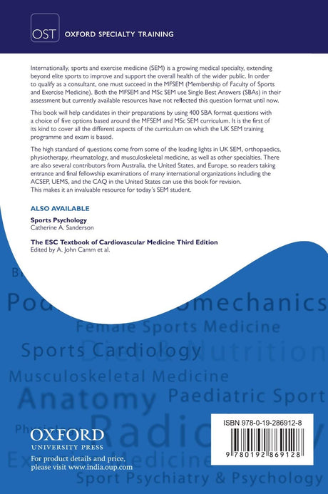 SBAs IN SPORT, EXERCISE, AND MUSCULOSKELETAL MEDICINE - Retail Maharaj