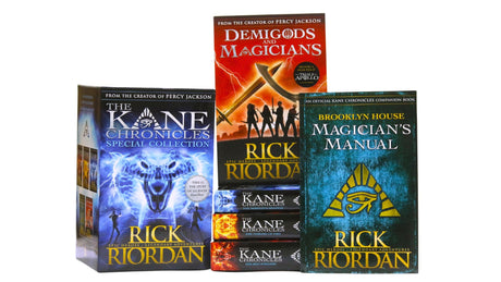 Percy Jackson and the Kane Chronicles: Special Collection 5 Books Boxset (The Kane Chronicles Trilogy, Demigods and Magicians, Magician's Manual) - Retail Maharaj