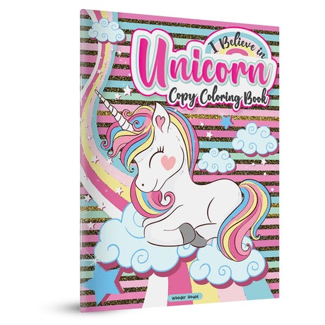 I Believe In Unicorn Copy Coloring Book: Fun Activity Books For Children - Retail Maharaj