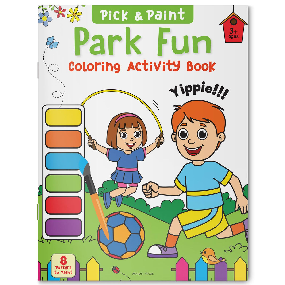 Pick and Paint Coloring Activity Book For Kids: Park fun - Retail Maharaj