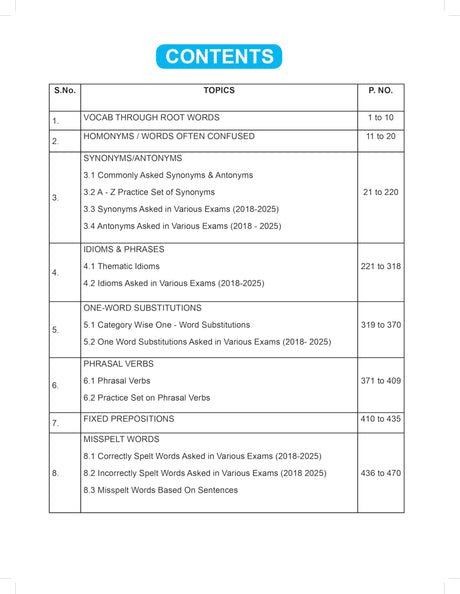 Samundramanthan of Vocabulary (Vocab) Book 2025 - 2026 for All Competitive Exams SSC CGL CHSL MTS CPO STENO, Banking Exam, Bank PO/ Clerk, NDA, CDS, ... Beginners & Advanced Learner) - S Chand Books - Retail Maharaj