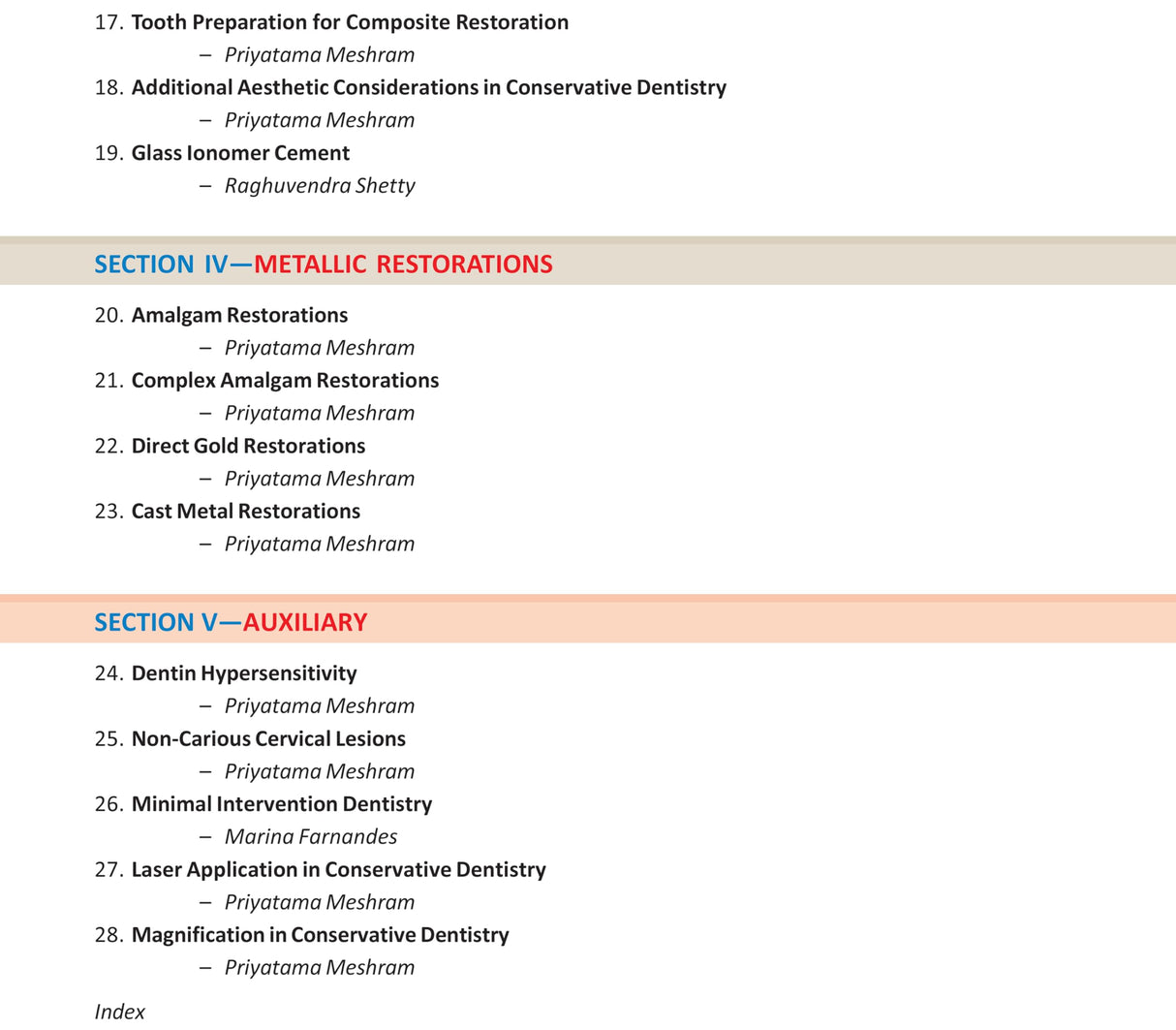 Textbook of Conservative & Restorative Dentistry (Operative Dentistry) - Retail Maharaj