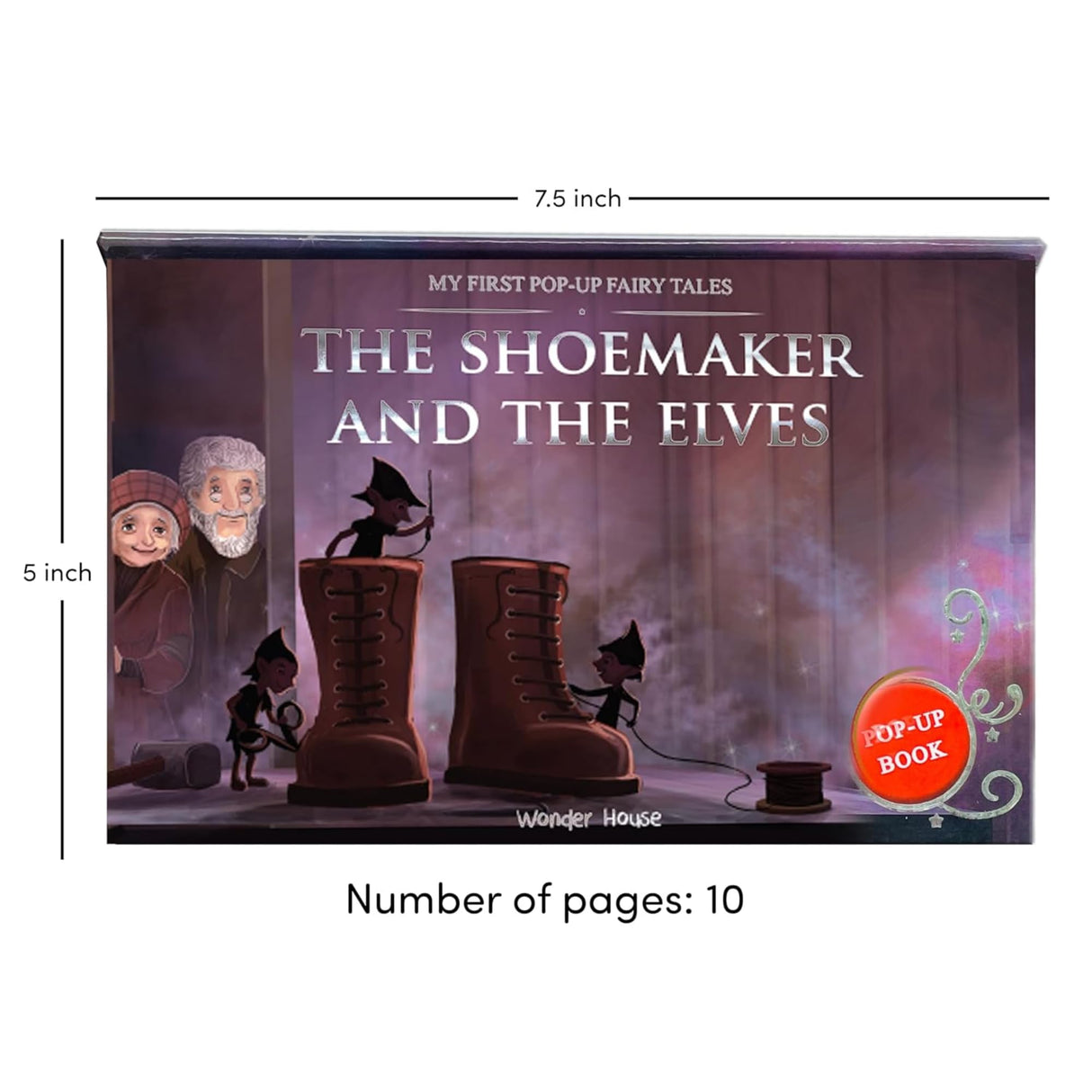 My First Pop Up Fairy Tales The Shoemaker & The Elves: Pop up Books for children - Retail Maharaj