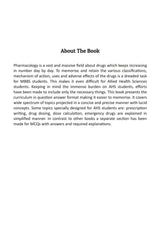 Fundamentals of Pharmacology For Allied Health Science With Multiple Choice Questions (First Edition, Dec 2019) - Retail Maharaj