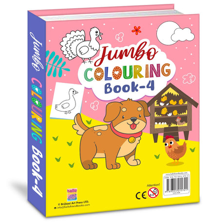 Jumbo Colouring Book 4 - Retail Maharaj