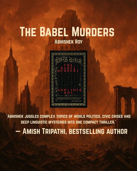 The Babel Murders | A Gripping Thriller Decoding a Global Conspiracy and Deep Linguistic Mystery | Endorsed by Amish Tripathi―Bestselling Author - Retail Maharaj