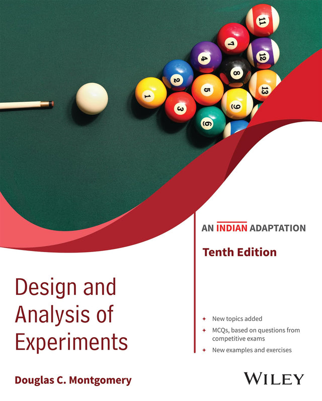 Design and Analysis of Experiments, 10ed, An Indian Adaptation - Retail Maharaj