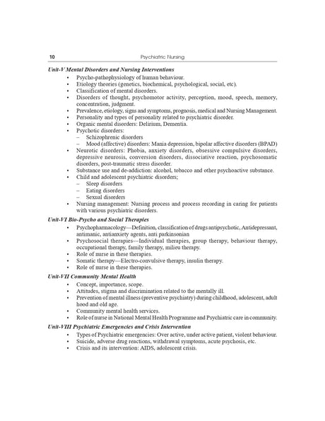A Concised Textbook on Psychiatric Nursing Comprehensive Theoretical and Practical Approach - 2024 , 6/ed - Retail Maharaj