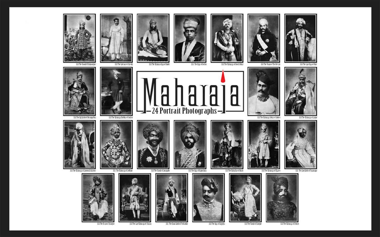 Maharaja 24 Portrait Postcards - Retail Maharaj