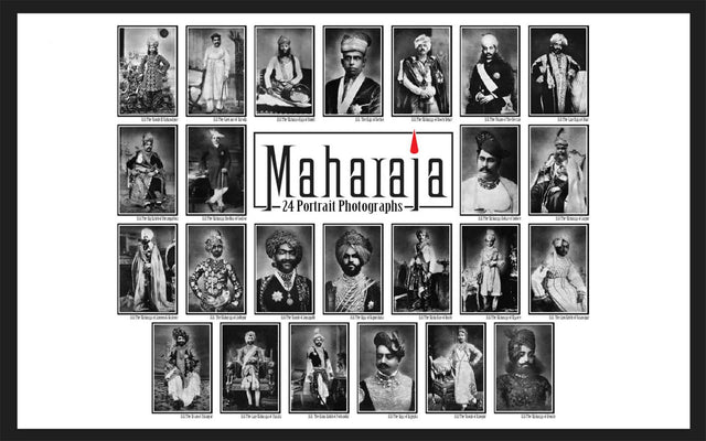 Maharaja 24 Portrait Postcards - Retail Maharaj