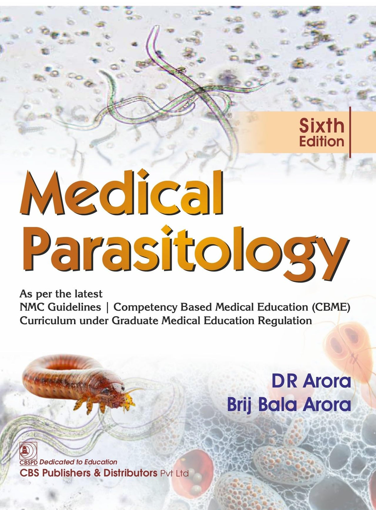 Medical Parasitology, 6/e | As per the latest NMC Guidelines | Competency Based Medical Education (CBME) Curriculum under Graduate Medical Education Regulation (PB 2026) - Retail Maharaj