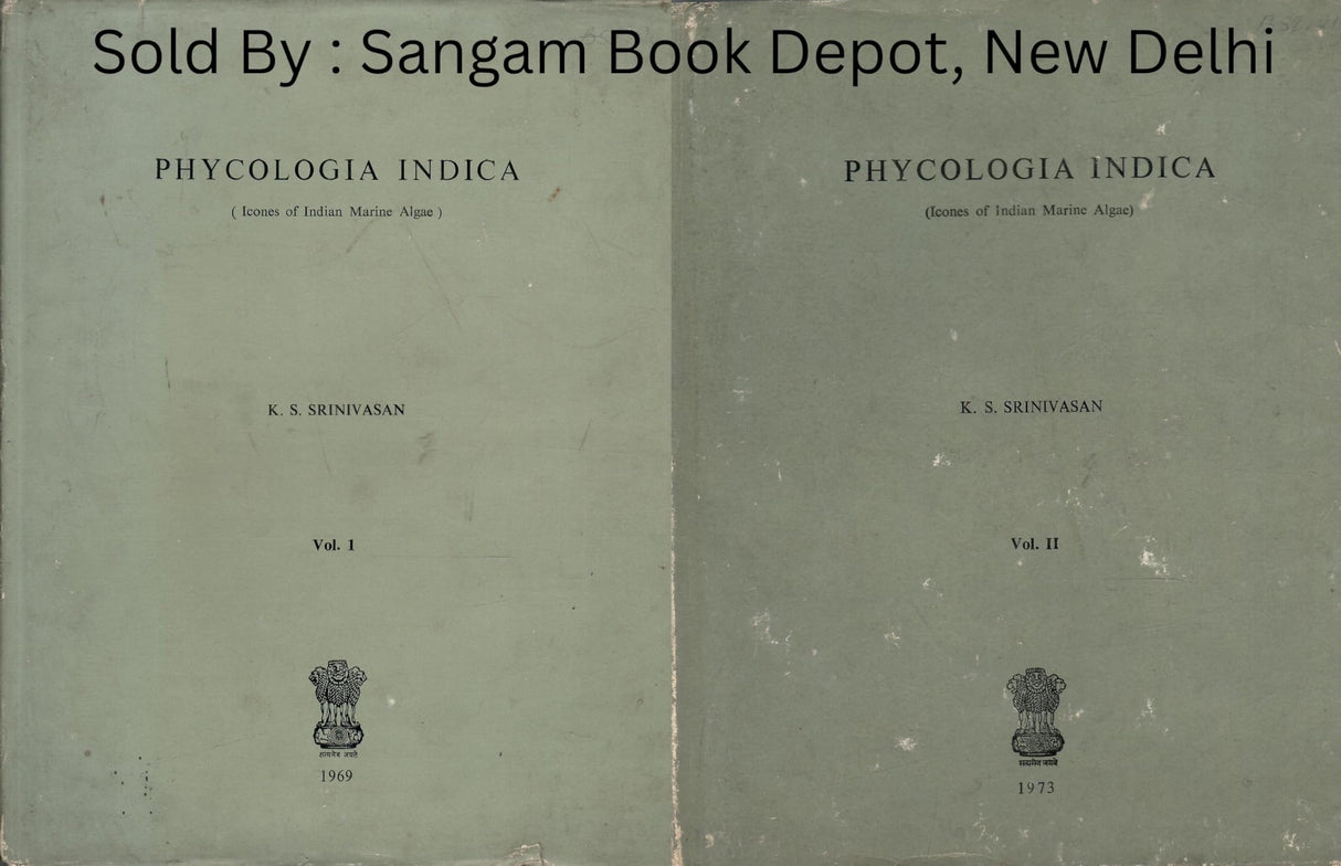 Phycologia Indica ( Icones Of Indian Marine Algae ) - Volume - 1 & 2 ( Set Of Two Books )