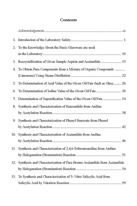 Practical Lab Manual of Pharmaceutical Organic Chemistry - II, B. Pharm 3rd Semester (As Per PCI Syllabus) - Retail Maharaj