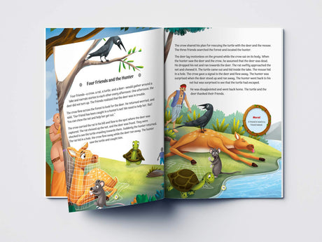 101 Tales The Great Panchatantra Collection - Collection of Witty Moral Stories For Kids For Personality Development (Hardback) - Retail Maharaj