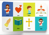 My First 100 Bible Words – Illustrated Christian Board Book for Kids: Learn First Faith-Based Words from the Bible with Bright Pictures & Simple Meanings | Early Spiritual Vocabulary Builder for Toddlers & Preschoolers | Ages 2–6 Years - Retail Maharaj