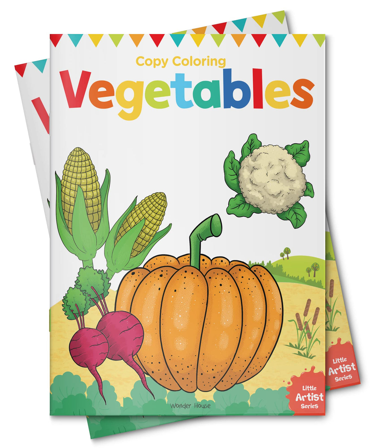 Little Artist Series Vegetables: Copy Colour Books - Retail Maharaj