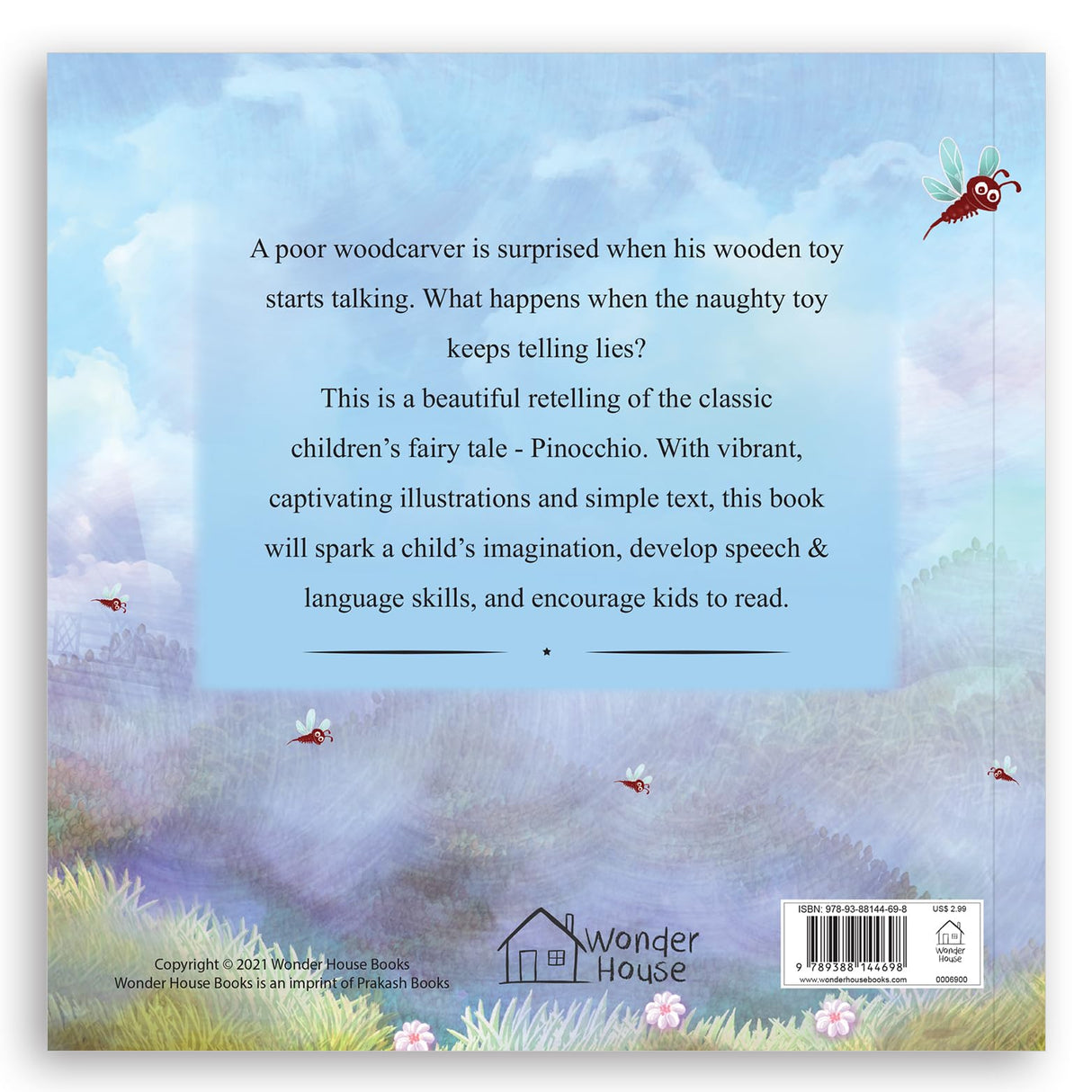 My First 5 Minutes Fairy Tales Pinocchio: Traditional Fairy Tales For Children (Abridged and Retold) - Retail Maharaj