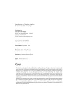 Introduction to Classical Algebra: Theory and Problems (English Version)