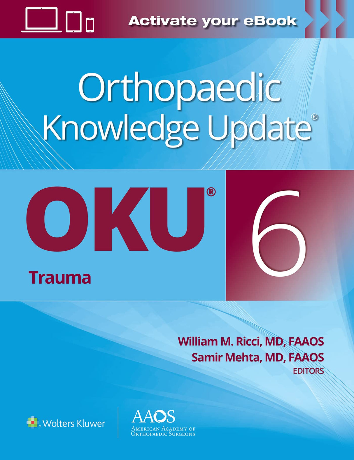 Orthopaedic Knowledge Update®: Trauma 6 Print + Ebook (AAOS - American Academy of Orthopaedic Surgeons) - Retail Maharaj