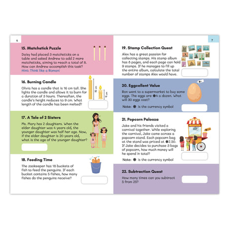 251 Brain Teasers: Ignite Young Minds with Fun Math Riddles, Picture Puzzles, and Logic Games | Boost Problem-Solving & Cognitive Thinking | Ages 6+ - Retail Maharaj