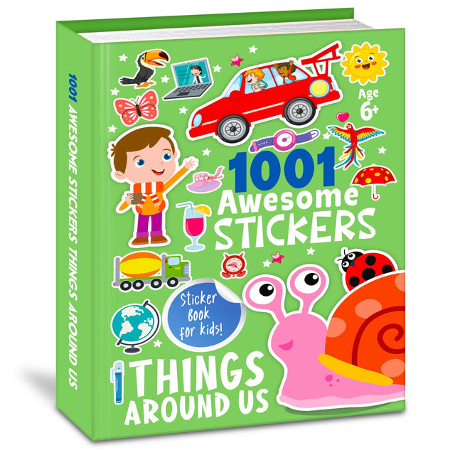 1001 Awsome Stickers - Things Around Me - Retail Maharaj