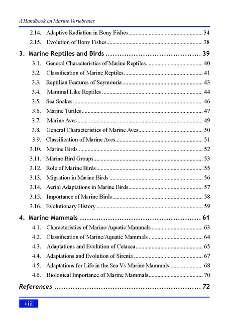 A Handbook on Marine Vertebrates - Retail Maharaj