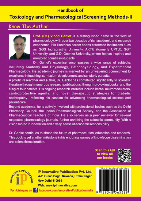 Handbook of Toxicology and Pharmacological Screening Methods-II for the Students of M.Pharm 2nd Semester (First Edition, 2025) - Retail Maharaj