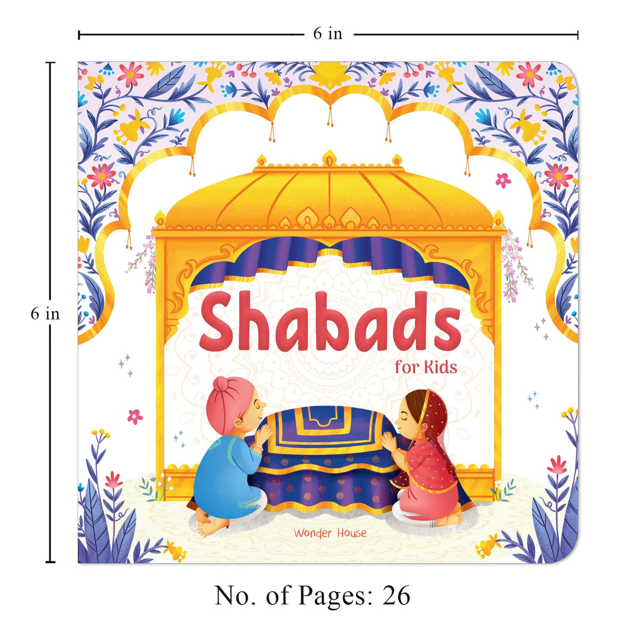Shabads for Kids – Illustrated Board Book of Sikh Hymns in Punjabi & English: Easy-to-Understand Shabads with Meaning | Teach Sikh Values, Faith & ... in Two Languages (Illustrated Prayer Books) - Retail Maharaj