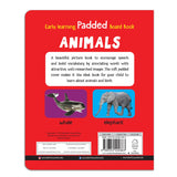 Early Learning Padded Book of Animals: Board Book for Kids | Learn About Wild Animals, Farm Animals, Pets & Birds with Bright, Engaging Pictures | Durable Padded Board Book for Babies, Toddlers & Preschoolers | Ages 0–5 Years - Retail Maharaj