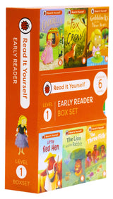 Read It Yourself with Ladybird: Early Readers Level 1: 6 Books Collection Box Set (Cinderella, The Three Fish, Little Red Hen, Goldilocks and the Three Bears, and The Lion and the Rabbit) - Retail Maharaj