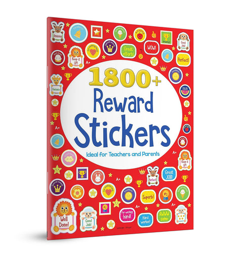 1800+ Reward Stickers - Ideal For Teachers And Parents: Sticker Book With Over 1800 Stickers to Boost The Morale of Kids - Retail Maharaj