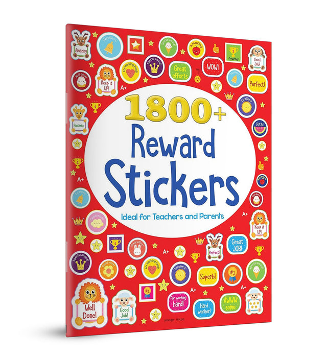 1800+ Reward Stickers - Ideal For Teachers And Parents: Sticker Book With Over 1800 Stickers to Boost The Morale of Kids - Retail Maharaj