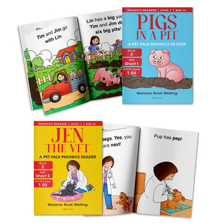 Phonics Reader Level 1 (Pack of 8) - Retail Maharaj