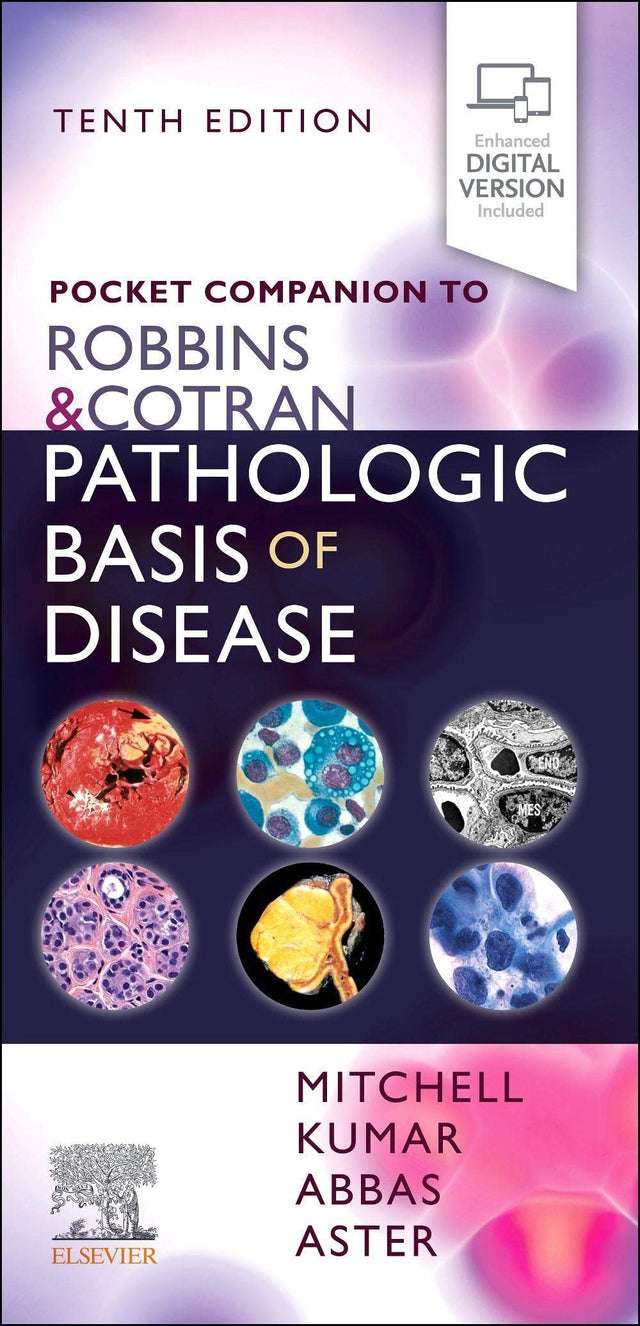 POCKET COMPANION TO ROBBINS AND COTRAN PATHOLOGIC BASIS OF DISEASE 10ED (PB 2024) (Robbins Pathology) - Retail Maharaj