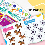 HELLOFRIEND BOOKS My First 100 Animals -Padded Board Book for Kids for Fun Learning - Retail Maharaj