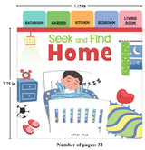 Seek And Find - Home : Early Learning Board Books With Tabs - Retail Maharaj