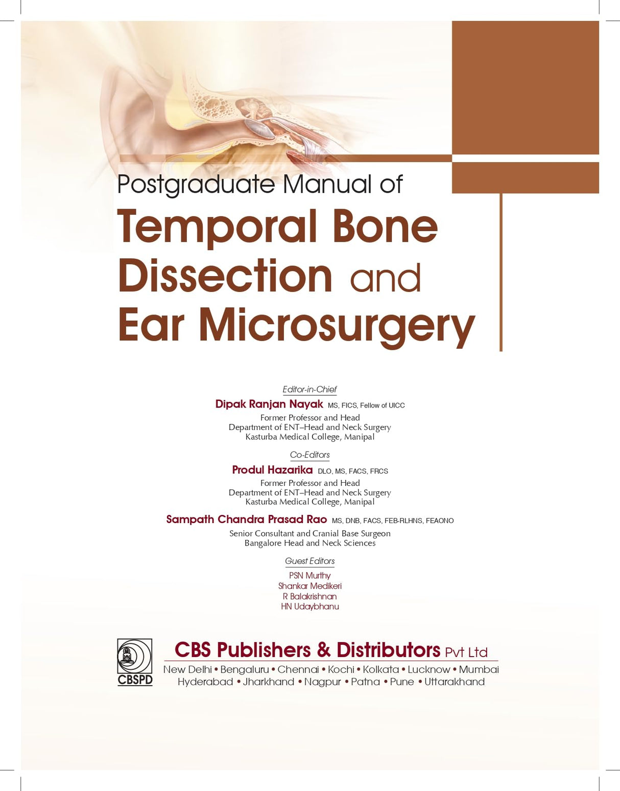 Postgraduate Manual of Temporal Bone Dissection and Ear Microsurgery - Retail Maharaj
