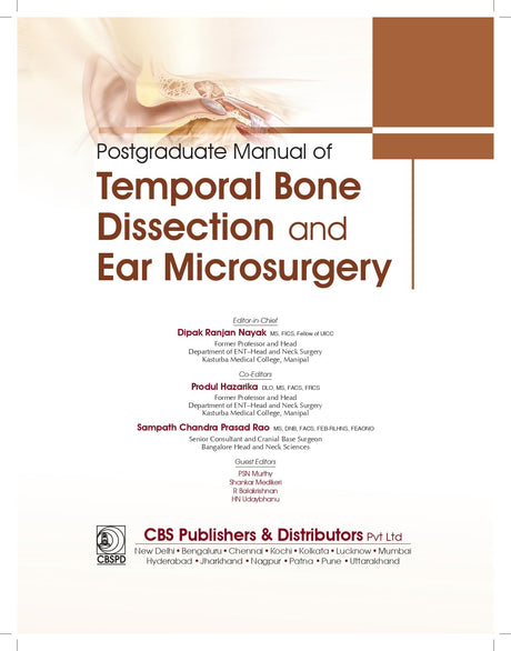 Postgraduate Manual of Temporal Bone Dissection and Ear Microsurgery - Retail Maharaj