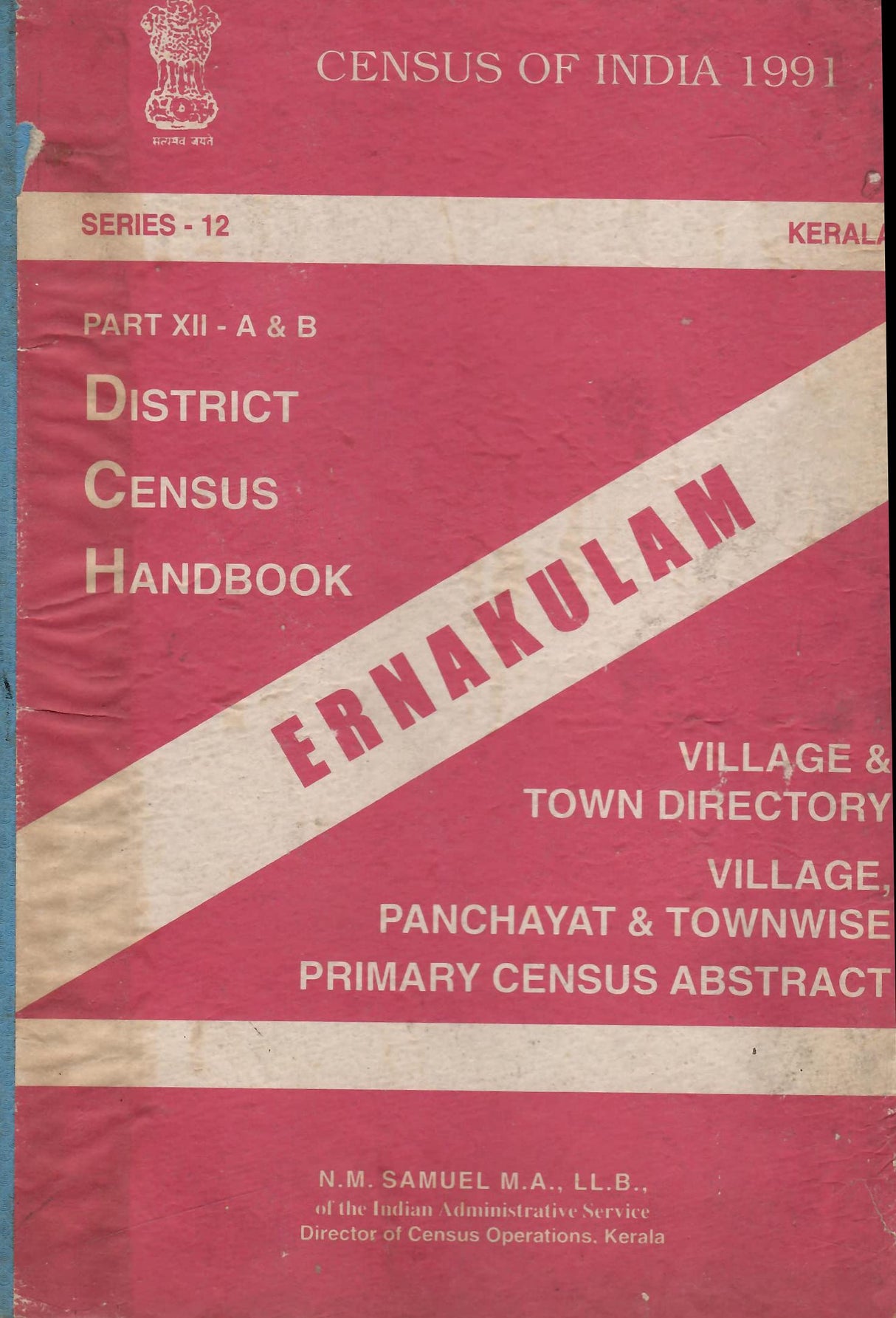 Census of India 1991 - Kerala - District Census Handbook - Ernakulam [Hardcover] N. M. Samuel